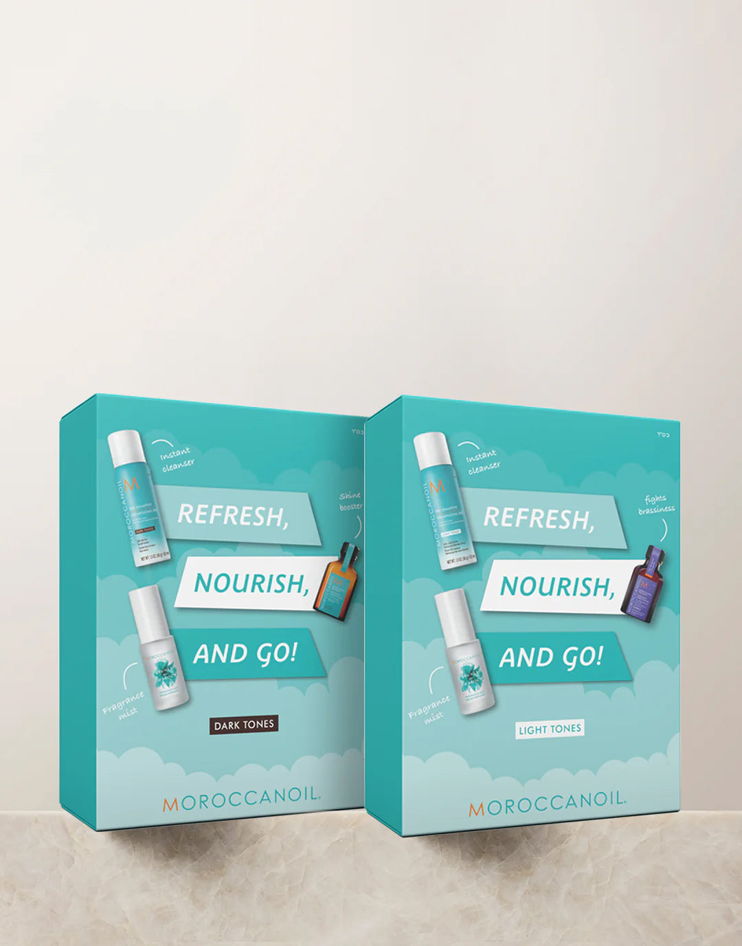 Refresh, Nourish & Go Kit - Dark Tones