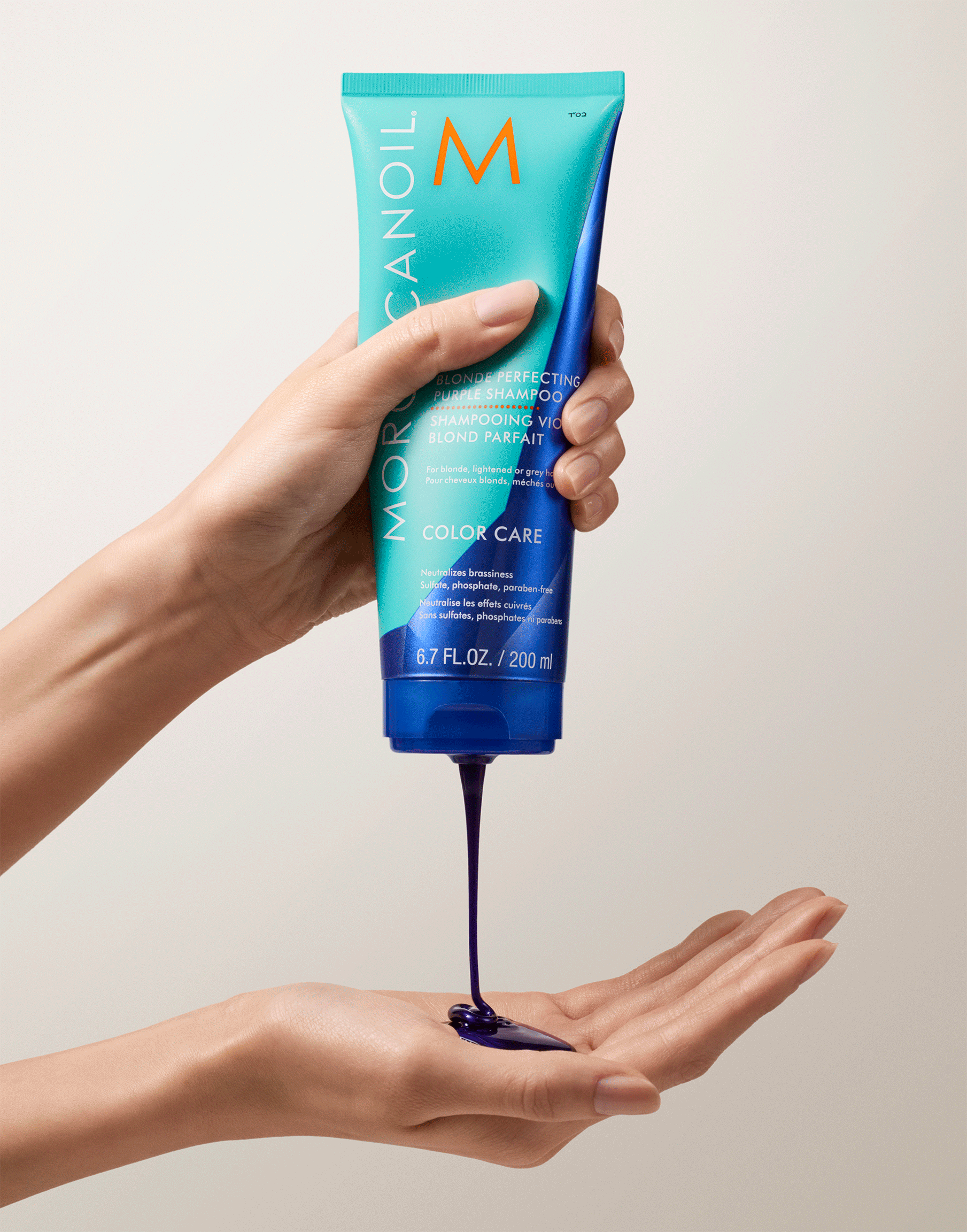 Moroccanoil blonde perfecting purple shampoo deals